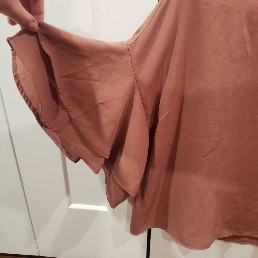 Dusty rose blouse